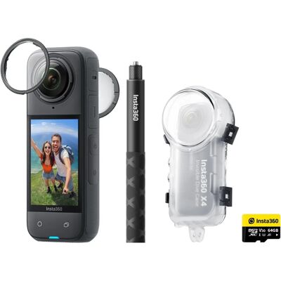 Insta360 X4 - Pack Plongée - Publicité Insta360 X4 - Pack Plongée - Publicité