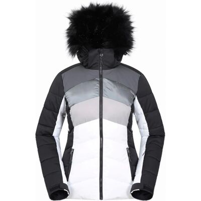 Mountain Warehouse Damen/ladies Cascade Padded Skijacke - Weiß/Schwarz - Größe 20 Mountain Warehouse Damen/ladies Cascade Padded Skijacke - Weiß/Schwarz - Größe 20