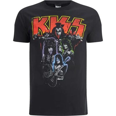 T-Shirt Neon in Cotone Unisex Adulto Kiss - T-Shirt T-Shirt Neon in Cotone Unisex Adulto Kiss - T-Shirt