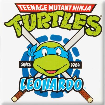 Teenage Mutant Ninja Turtles - Leonardo - Metal - One Size - Fridge Magnet Teenage Mutant Ninja Turtles - Leonardo - Metal - One Size - Fridge Magnet