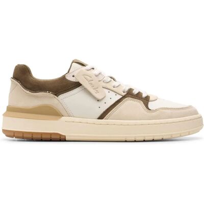 Chaussures décontractées en cuir blanc Clarks - Chaussures - Publicité Chaussures décontractées en cuir blanc Clarks - Chaussures - Publicité