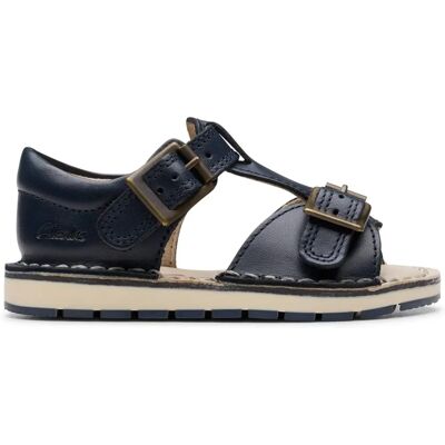 Clarks Navy Playsun Reef T Infant Sandals - Toddler Clarks Navy Playsun Reef T Infant Sandals - Toddler