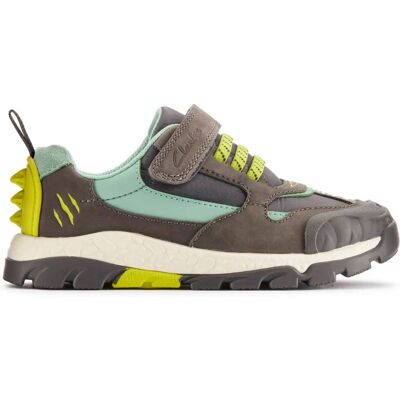 Clarks Kids' Steggy 2 Trainers - Kids' Dinosaur Sneakers Clarks Kids' Steggy 2 Trainers - Kids' Dinosaur Sneakers