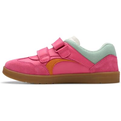 Clarks Disco Vibe Enfant Rose Fuchsia - Chaussures pour enfants Clarks Disco Vibe Enfant Rose Fuchsia - Chaussures pour enfants