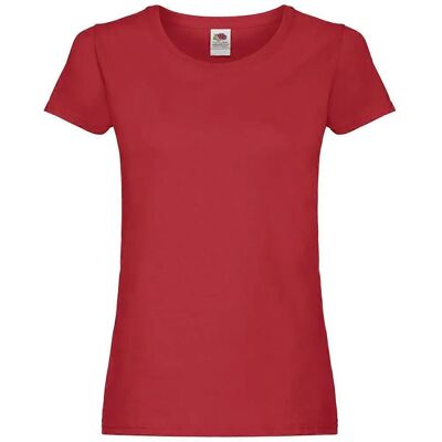 Fruit of the Loom Womens Red XS T-Shirt - Women’s Cotton Tee Fruit of the Loom Womens Red XS T-Shirt - Women’s Cotton Tee