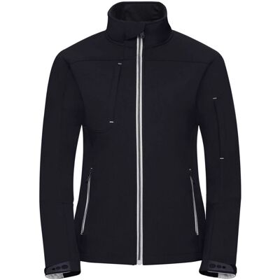 Russell Athletic Dames Bionic Soft Shell Jas - Maat 3XL Russell Athletic Dames Bionic Soft Shell Jas - Maat 3XL