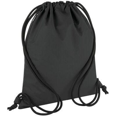 Bagbase Reflective Drawstring Bag - Black - Drawstring Bag Bagbase Reflective Drawstring Bag - Black - Drawstring Bag