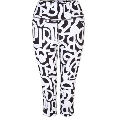 Dare 2b Dames Influential Graffiti 3/4 Leggings - Leggings Dare 2b Dames Influential Graffiti 3/4 Leggings - Leggings