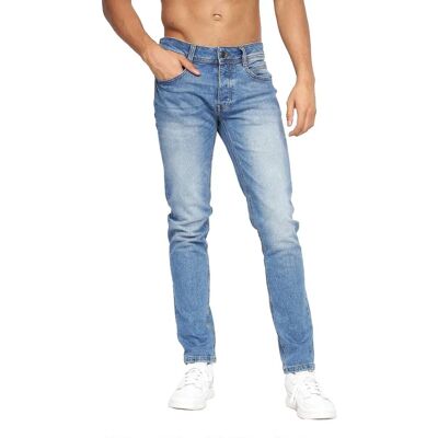 Crosshatch Malcolm Slim Jeans Licht Wash - Jeans Crosshatch Malcolm Slim Jeans Licht Wash - Jeans