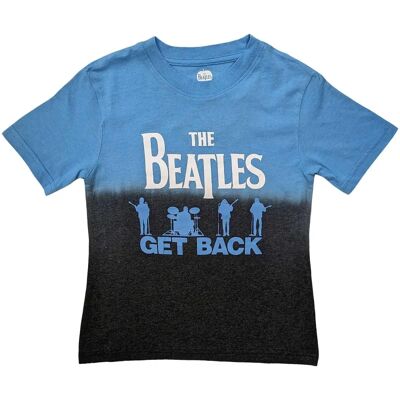 T-shirt Bambini The Beatles 1-2 Anni - Get Back Lavato Blu T-shirt Bambini The Beatles 1-2 Anni - Get Back Lavato Blu