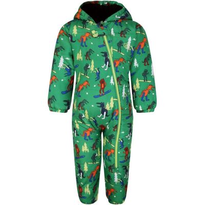 Dare 2b Kinderen Dinosaur Waterproof Sneeuwpak - Maat 12-18 maanden Dare 2b Kinderen Dinosaur Waterproof Sneeuwpak - Maat 12-18 maanden