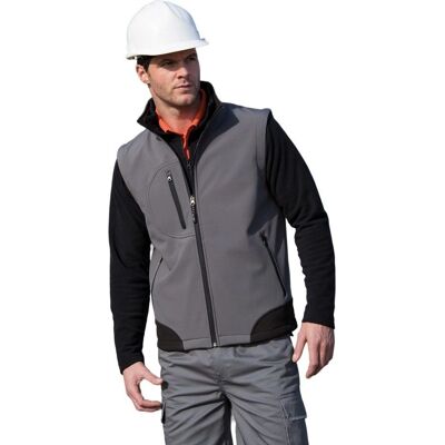 Result Mens Softshell Body Warmer Grey/Black - Body Warmer Result Mens Softshell Body Warmer Grey/Black - Body Warmer