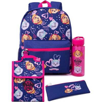 Ensemble de Sac à Dos Paw Patrol Skye et Everest - Pack de 4 Ensemble de Sac à Dos Paw Patrol Skye et Everest - Pack de 4