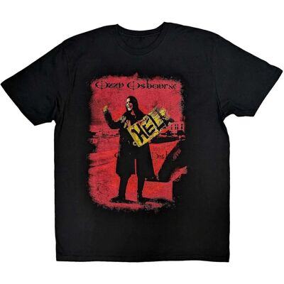 Ozzy Osbourne Black/Red Crew Neck T-Shirt - Apparel Ozzy Osbourne Black/Red Crew Neck T-Shirt - Apparel