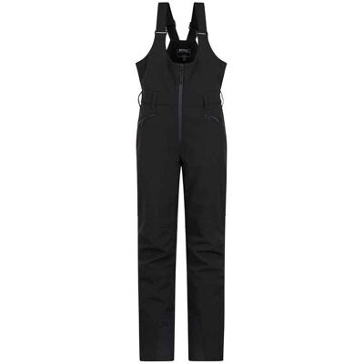 Mountain Warehouse Damen RECCO Latzhose - Schwarz - Größe 8 Mountain Warehouse Damen RECCO Latzhose - Schwarz - Größe 8