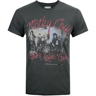 Amplified Motley Crue T-Shirt Charcoal M - T-Shirt - Publicité Amplified Motley Crue T-Shirt Charcoal M - T-Shirt - Publicité