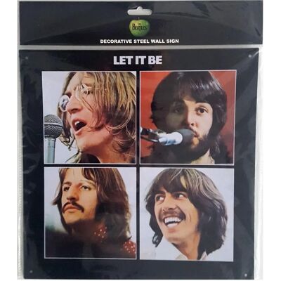 The Beatles Let It Be Segno in Acciaio - Multicolore - Segno in Acciaio The Beatles Let It Be Segno in Acciaio - Multicolore - Segno in Acciaio