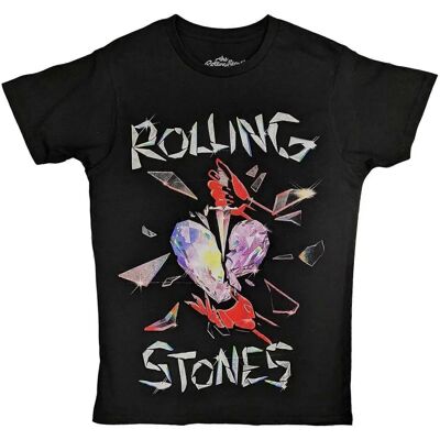 T-shirt Cuore Nero dei The Rolling Stones - Unisex - Hackney Diamonds T-shirt Cuore Nero dei The Rolling Stones - Unisex - Hackney Diamonds