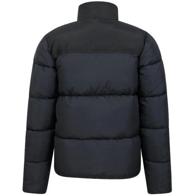Mountain Warehouse Kinder Voltage Water Resistant Padded Jacket - Zwart Mountain Warehouse Kinder Voltage Water Resistant Padded Jacket - Zwart