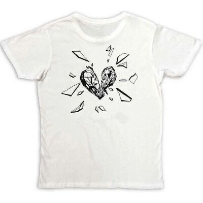 T-Shirt Logo Contorno Hackney Diamonds dei The Rolling Stones - Bianco - S T-Shirt Logo Contorno Hackney Diamonds dei The Rolling Stones - Bianco - S