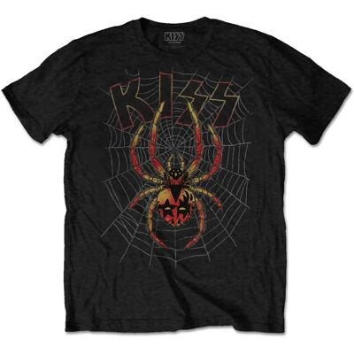 Kiss Unisex Spider T-Shirt - Black - T-Shirt Kiss Unisex Spider T-Shirt - Black - T-Shirt
