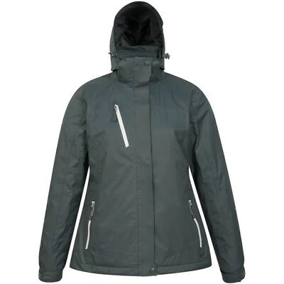 Mountain Warehouse Bracken Extreme 3-in-1 wasserdichte Jacke - Grün - Größe 8 Mountain Warehouse Bracken Extreme 3-in-1 wasserdichte Jacke - Grün - Größe 8