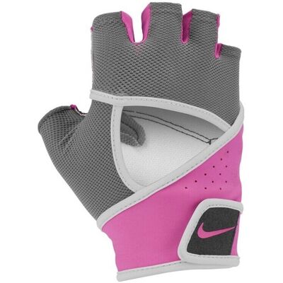 Nike Dames Gym Premium Sport Fingerless Handschoenen - Pewter Pinksicle - Maat: 6.5/6/7/7.5 Nike Dames Gym Premium Sport Fingerless Handschoenen - Pewter Pinksicle - Maat: 6.5/6/7/7.5