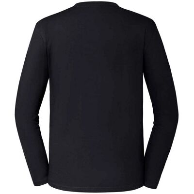 Russell Athletic Unisex Klassisch Langarm T-Shirt - Schwarz Russell Athletic Unisex Klassisch Langarm T-Shirt - Schwarz