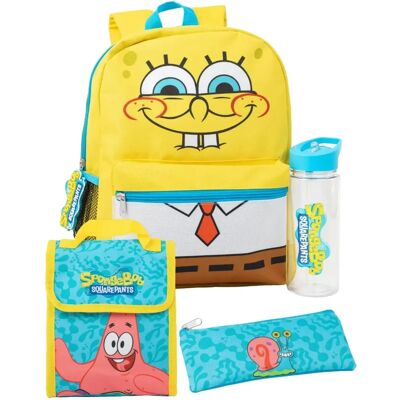 Pertemba FR - SpongeBob Backpack Set - Yellow/Blue - Backpack Set Pertemba FR - SpongeBob Backpack Set - Yellow/Blue - Backpack Set