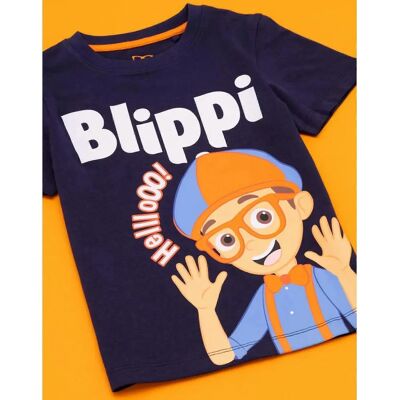 Pertemba FR - T-Shirt Enfant Bleu Marine Blippi - T-Shirt Pertemba FR - T-Shirt Enfant Bleu Marine Blippi - T-Shirt