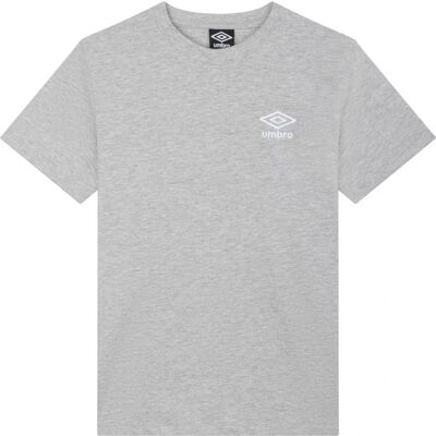 Umbro Core Classic T-Shirt - Grijs Marl/Wit Umbro Core Classic T-Shirt - Grijs Marl/Wit