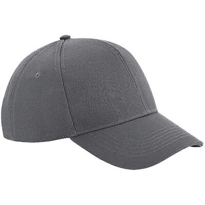 Casquette Unisexe Beechfield 6 Panneaux - Gris Graphite Casquette Unisexe Beechfield 6 Panneaux - Gris Graphite