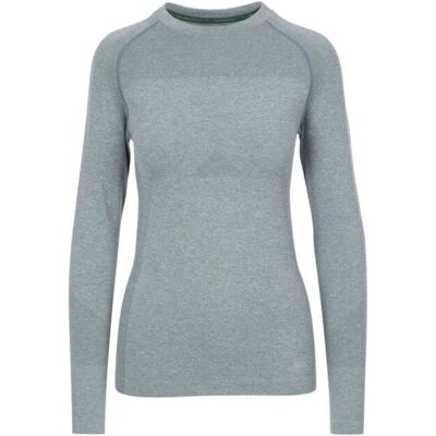 Trespass Pelina TP75 Top de manga comprida Teal Mist Trespass Pelina TP75 Top de manga comprida Teal Mist