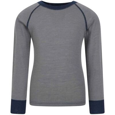 Mountain Warehouse Kinder Merino II Onderlaag Top - Grijs Mountain Warehouse Kinder Merino II Onderlaag Top - Grijs