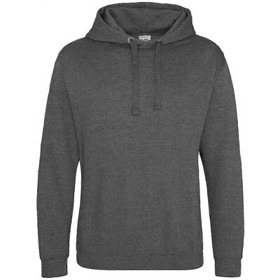 Awdis Charcoal XXL Hoodie - Hooded Awdis Charcoal XXL Hoodie - Hooded