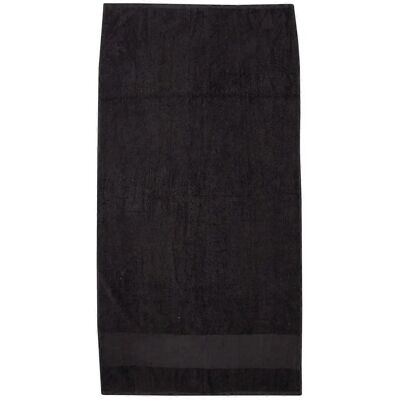Towel City Printable Cotton Hand Towel - Black - 100cm x 50cm Towel City Printable Cotton Hand Towel - Black - 100cm x 50cm