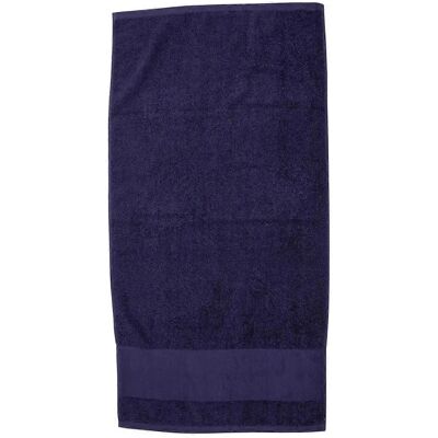 Towel City Navy Hand Towel - Cotton, 100cm x 50cm - Hand Towel Towel City Navy Hand Towel - Cotton, 100cm x 50cm - Hand Towel
