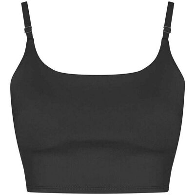 Awdis Womens Recycled Sports Bra - Black - Sports Bra Awdis Womens Recycled Sports Bra - Black - Sports Bra