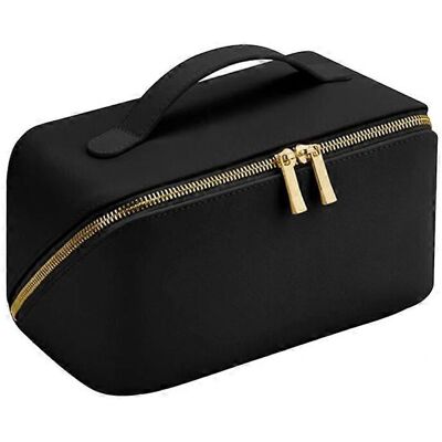 Bagbase Boutique Open Flat Toiletry Bag - Leather Effect - 24cm Bagbase Boutique Open Flat Toiletry Bag - Leather Effect - 24cm