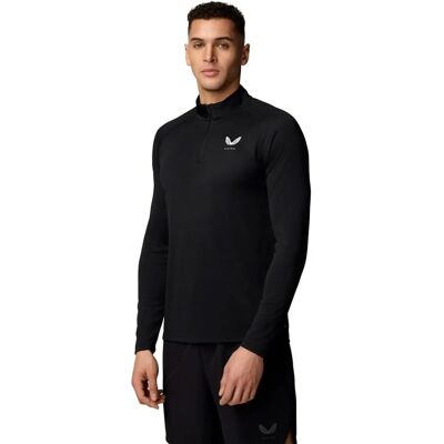 Castore Adapt Trainingstop 1/4 Zip - Heren Zwart S Castore Adapt Trainingstop 1/4 Zip - Heren Zwart S