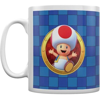 Pyramid Super Mario Toad Muki - Valkoinen - Muki Pyramid Super Mario Toad Muki - Valkoinen - Muki
