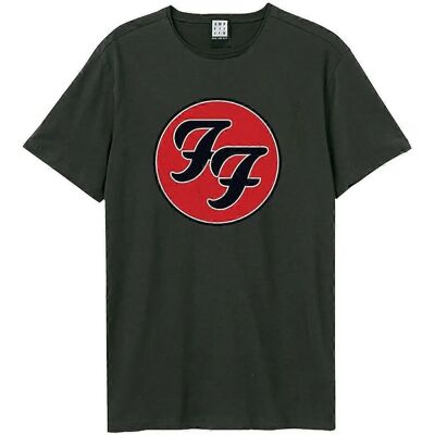 Amplified Unisex Charcoal Foo Fighters Logo T-Shirt XXL Amplified Unisex Charcoal Foo Fighters Logo T-Shirt XXL