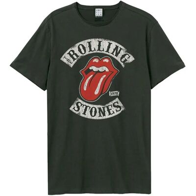 Amplified 1978 Tour The Rolling Stones Charcoal T-Shirt Amplified 1978 Tour The Rolling Stones Charcoal T-Shirt