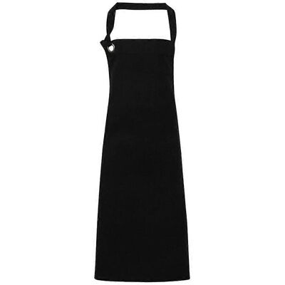 Premier Calibre Bibbed Apron - Black - Unisex Premier Calibre Bibbed Apron - Black - Unisex