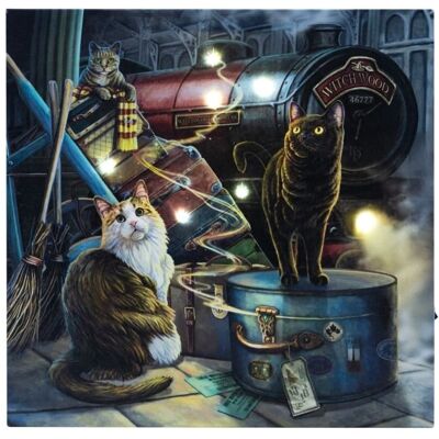 Lisa Parker Witchwood Express Canvas Light Up Plaque - Plaque Lisa Parker Witchwood Express Canvas Light Up Plaque - Plaque