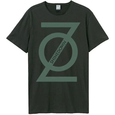 Amplified Zo Shinedown Charcoal T-Shirt - Unisex Adult Amplified Zo Shinedown Charcoal T-Shirt - Unisex Adult