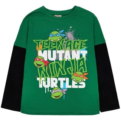 T-shirt a maniche lunghe per ragazzi Teenage Mutant Ninja Turtles - Verde T-shirt a maniche lunghe per ragazzi Teenage Mutant Ninja Turtles - Verde