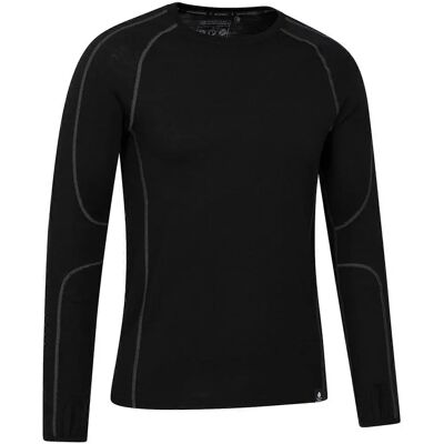 Mountain Warehouse Asgard Merino Wol Basisset - Zwart - XXL Mountain Warehouse Asgard Merino Wol Basisset - Zwart - XXL