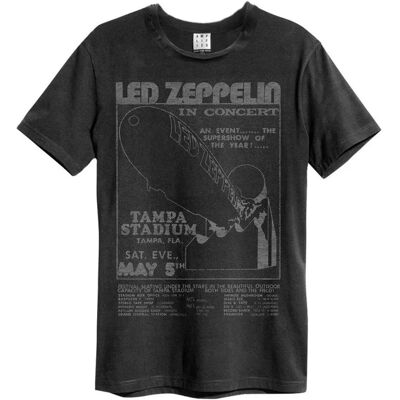 Amplified Led Zeppelin Tampa Stadium T-Shirt - Unisex Vintage Cotton Top Amplified Led Zeppelin Tampa Stadium T-Shirt - Unisex Vintage Cotton Top