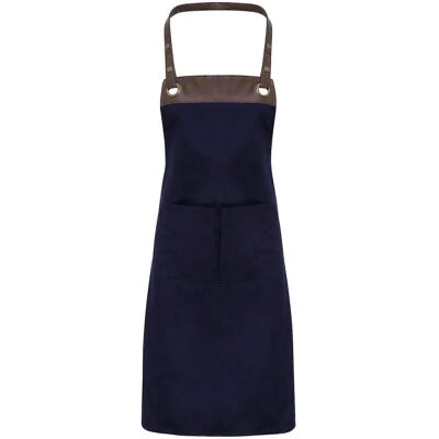 Premier Unisex Schürze - Marine/Braun - Vollschürze Premier Unisex Schürze - Marine/Braun - Vollschürze